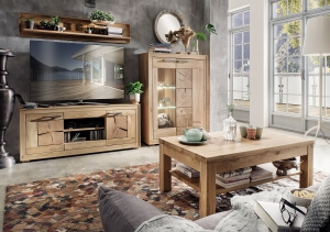 Wohnzimmerprogramm-Massivholz-Hirnholzapplikationen